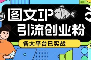 价值1688的抖音快手小红书图文ip引流实操课，日引50-100！各大平台已经实战