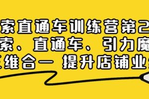 搜索直通车训练营第2期：搜索、直通车、引力魔方三维合一提升店铺业绩