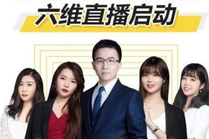点金手六维直播启动：从三大板块、六大维度一一拆解直播带货的运营思路【视频课程】