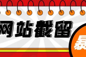 网站截流项目：自动化快速、长久赚钱，实战3天即可躺赚400+每天