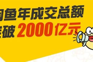 龟课·闲鱼无货源电商课程第19期：操作好一天出几单，赚个几百块钱