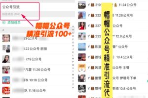 7天玩转微信公众号被动引流系统，日引100+精准流量【视频课程】
