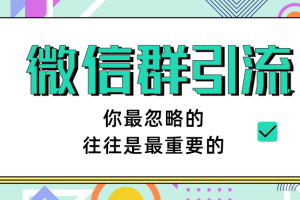 胜子老师《引流&自动变现》微信群引流1.0（共三节视频）