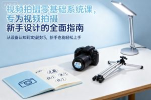 视频拍摄零基础系统课，专为视频拍摄新手设计的全面指南