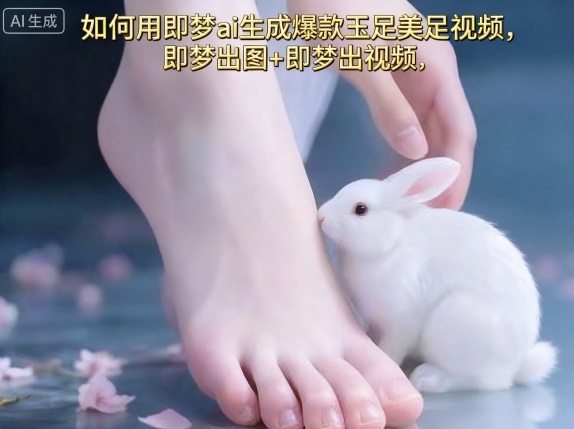 如何用即梦ai生成爆款玉足美足视频,即梦出图+即梦出视频,快速涨粉