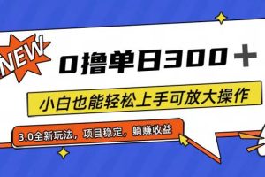 （11490期）全程0撸，单日300+，小白也能轻松上手可放大操作