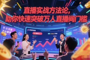 直播实战方法论，助你快速突破万人直播间门槛