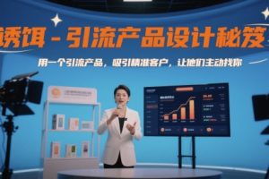 诱饵-引流产品设计秘笈，用一个引流产品，吸引精准客户，让他们主动找你