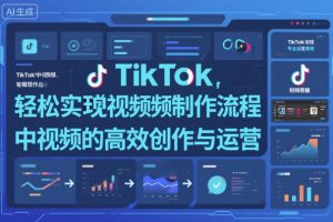 TikTok中视频制做流程，轻松实现Tk中视频的高效创作与运营